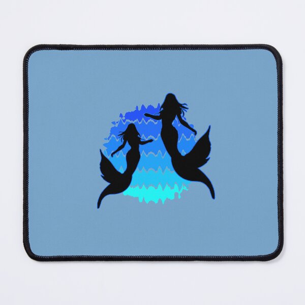 Item preview, Retro Mermaids Sunset Mermaid Silhouettes Siren Art Mermaidcore 6 of 6 designed and sold by Beachy.