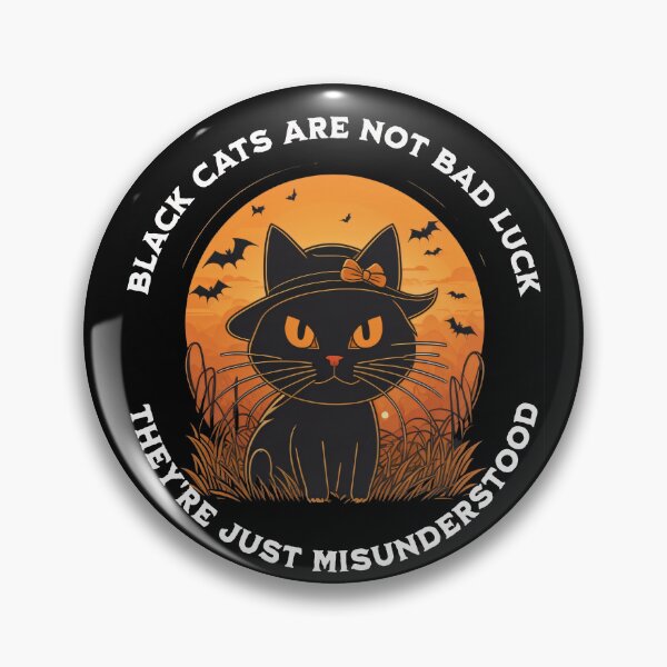 Item preview, Black cats are not bad luck. They're just misunderstood designed and sold by Buyfastcart.