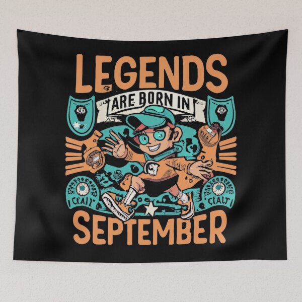 Item preview, Legends are born in September Gift designed and sold by emaga.