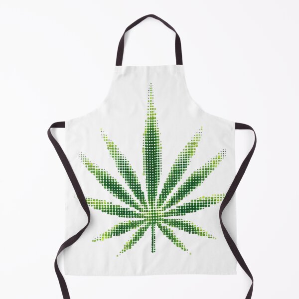 Item preview, Colorful marijuana leaf made of dots International Dot Day designed and sold by GalaxyGraffiti.