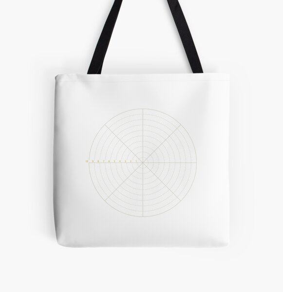 Diagram, Blank Wheel of Life All Over Print Tote Bag