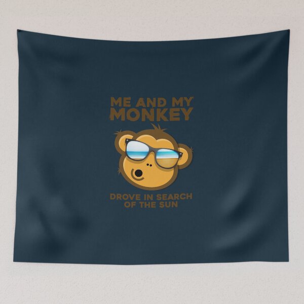 Item preview, onkey Sun Humor Me and my Monkey Mind Crazyness designed and sold by ConcertMindz.
