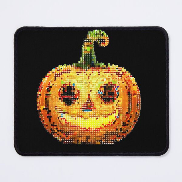 Item preview, Colorful halloween pumpkin made of dots International Dot Day designed and sold by GalaxyGraffiti.