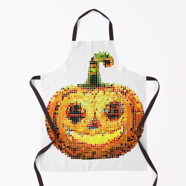 Item preview, Colorful halloween pumpkin made of dots International Dot Day designed and sold by GalaxyGraffiti.