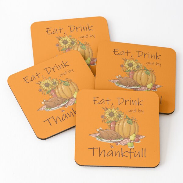 Item preview, Eat Drink and by Thankful designed and sold by CatCoconut-Art.