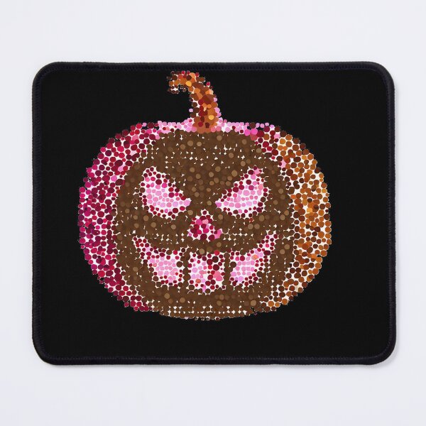 Item preview,  Colorful halloween pumpkin made of dots International Dot Day designed and sold by GalaxyGraffiti.