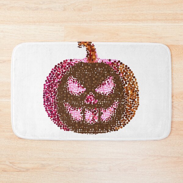 Item preview,  Colorful halloween pumpkin made of dots International Dot Day designed and sold by GalaxyGraffiti.