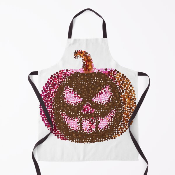 Item preview, Colorful halloween pumpkin made of dots International Dot Day designed and sold by GalaxyGraffiti.