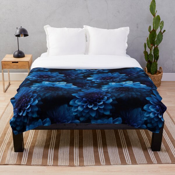 Item preview, Blue Dahlias designed and sold by allthis.