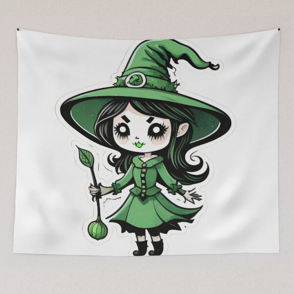 Item preview, Spooky Witch designed and sold by Printsalotl.