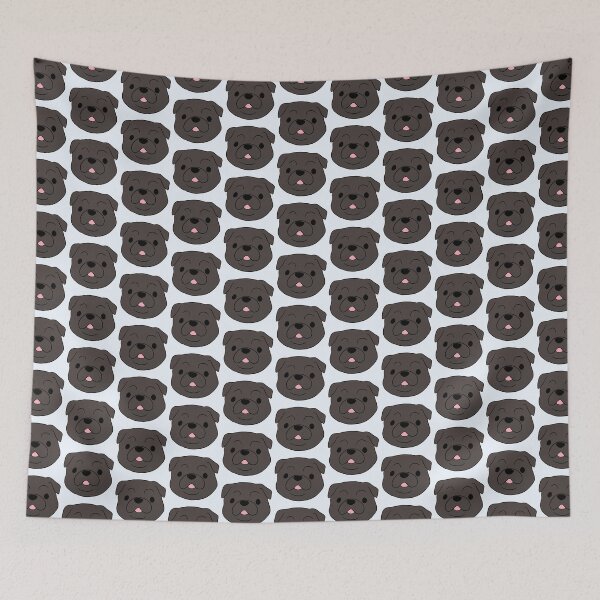 Item preview, Cute pug dog face illustration  designed and sold by Yaragold.
