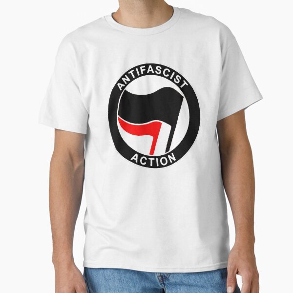 Vista previa del artículo con la obra «anti fascista», diseñado y vendido por thanggthungg.