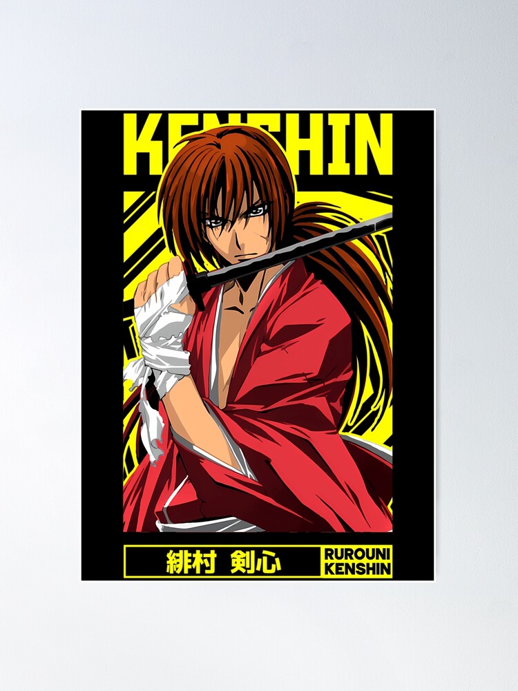 Anime Temporary Tattoo Rurouni Kenshin Himura Kenshin Sticker Cosplay Prop