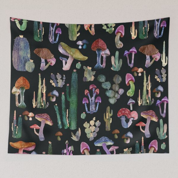 Item preview, Cactus and Mushrooms designed and sold by franciscomff.