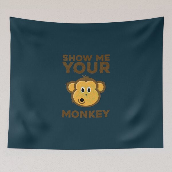 Item preview, Show me your monkey Mind Head Crazy Monkey designed and sold by Foilandinks.