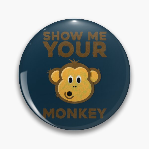 Item preview, Show me your monkey Mind Head Crazy Monkey designed and sold by Foilandinks.