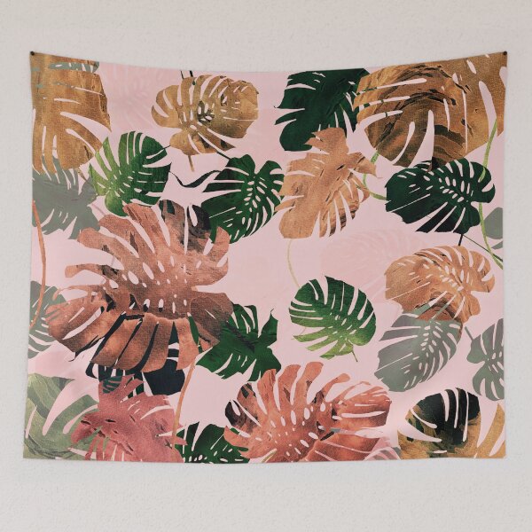 Item preview, Tropical Leaves on PInk designed and sold by franciscomff.