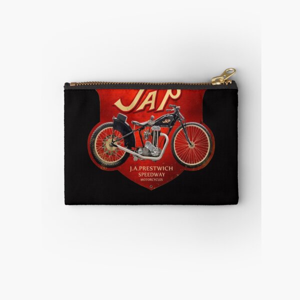 Item preview, Vintage Red JAP motorcycle shield designed and sold by ARMANSTEWART.