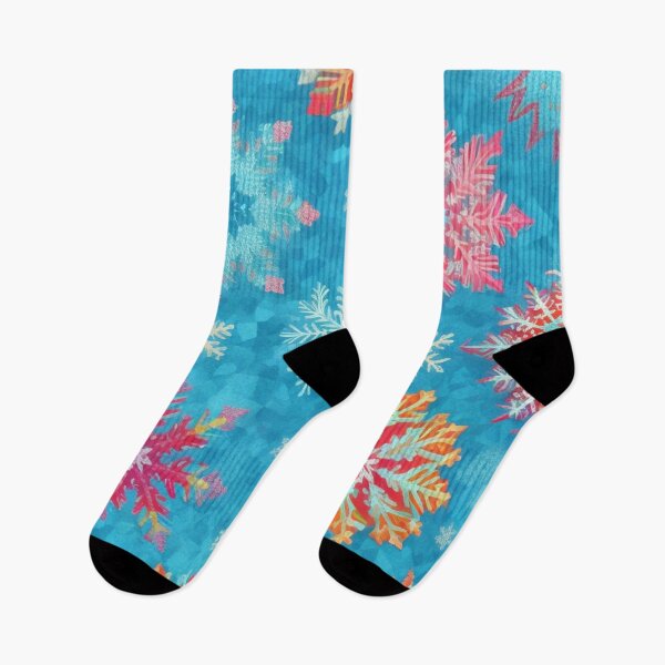 Item preview, Clothing pattern of colourful ice crystals designed and sold by likbatonboot.