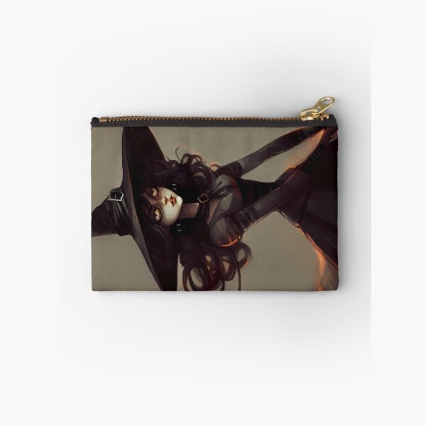 Item preview,  Bewitched by Fire - Fire witch, beautiful witch casting fire spell  designed and sold by EmeraldeaArt.