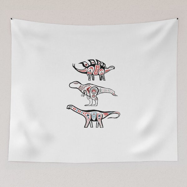 Item preview, Pacific Northwest Indigenous dinosaurs designed and sold by HomeForWinter.