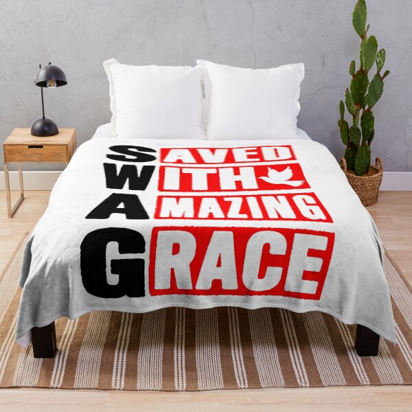 Item preview, SWAG - Saved With Amazing Grace designed and sold by plushism.
