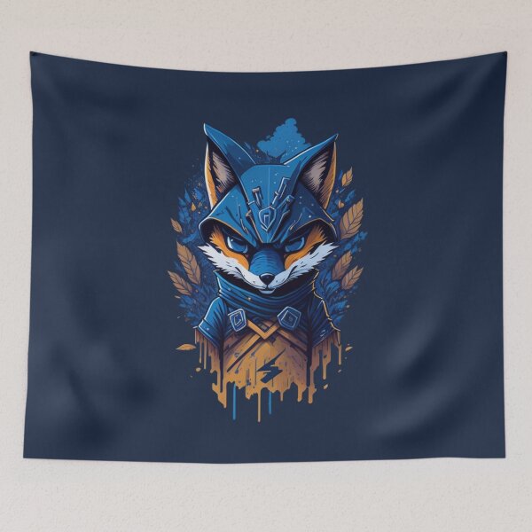 Item preview, evil ninja fox  designed and sold by Majkel & Majkel.