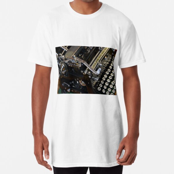 Old Typewriter Triumph Long T-Shirt