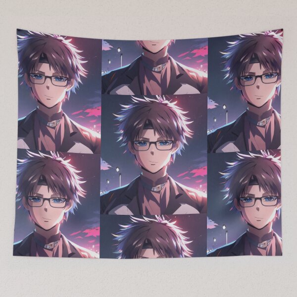 Item preview,  "Innocent Glow: Anime Boy" Classic T-Shirt Design  designed and sold by AyushAIImage01.