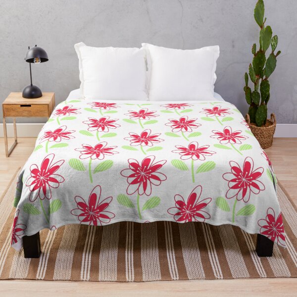Item preview, Red Botanical Floral Flower designed and sold by Nicola-Rowe.