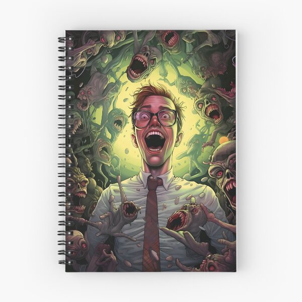 Item preview, Fighting the undead: humans, zombies and fiery confrontation designed and sold by ArrangedDesigns.