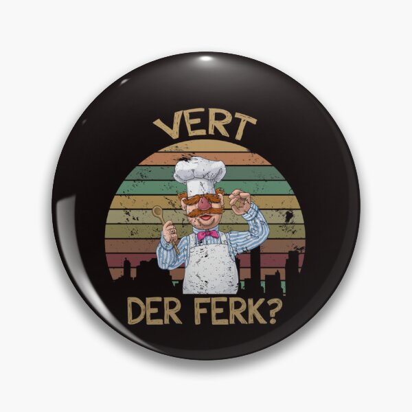 Item preview, Retro Vintage Vert Der Ferk Swedish Chef designed and sold by ELIZABETWEATHEA.