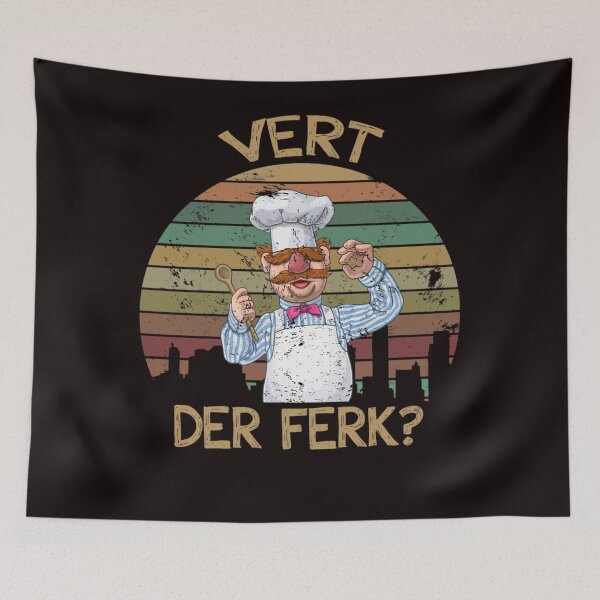 Item preview, Retro Vintage Vert Der Ferk Swedish Chef designed and sold by ELIZABETWEATHEA.