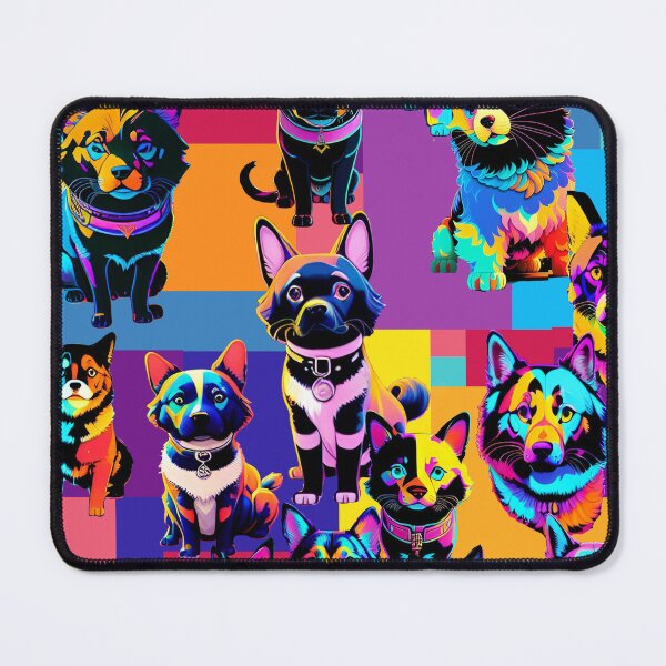 Item preview, dogs, animal, bright, colorful, funny, pet, devoted eyes designed and sold by Maria Mihailova.