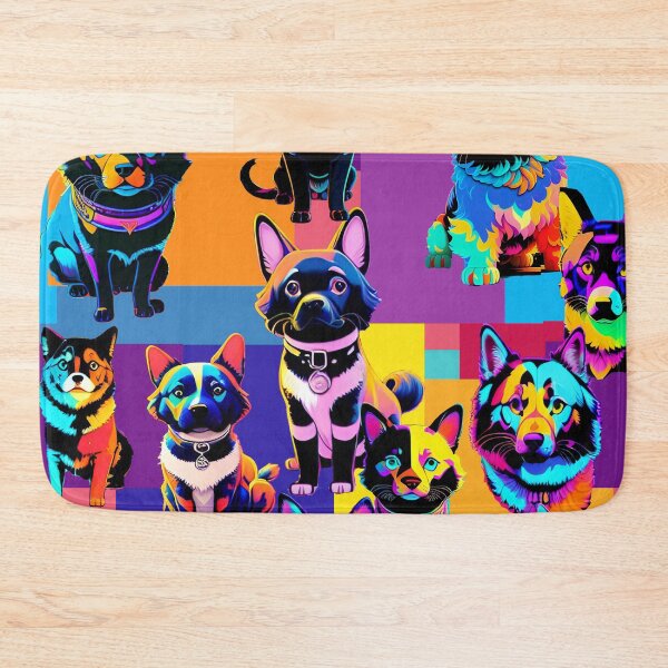 Item preview, dogs, animal, bright, colorful, funny, pet, devoted eyes designed and sold by Maria Mihailova.