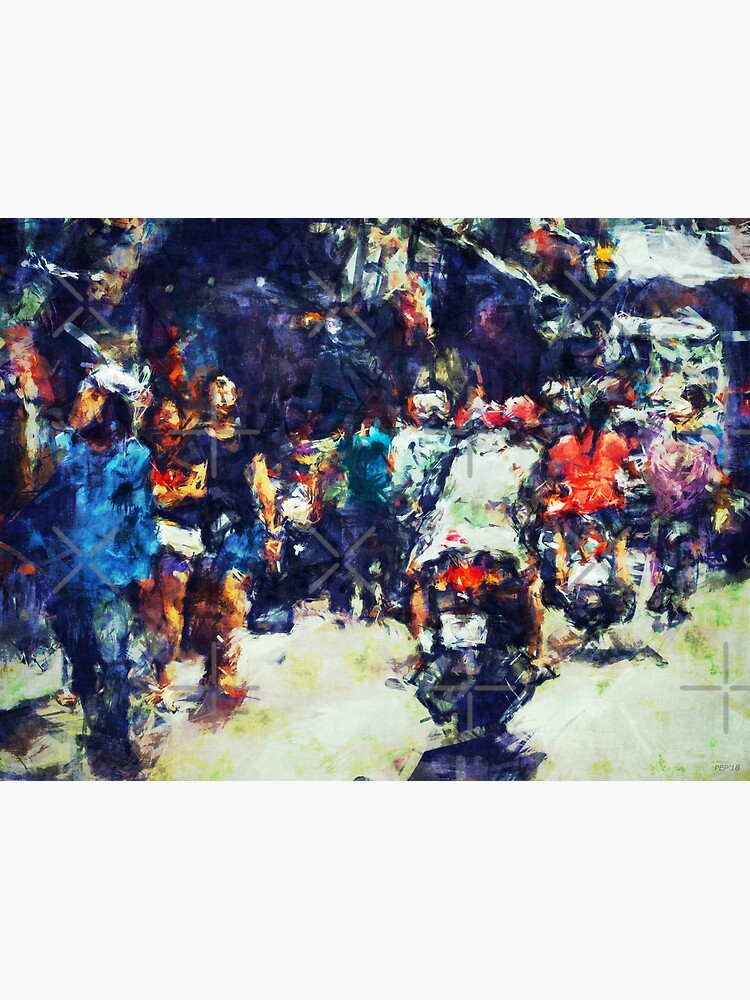 Crowded Street by perkinsdesigns