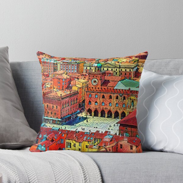 Item preview, A Pop Art Travel Print of Bologna - Italy  designed and sold by StudioRedKoala.