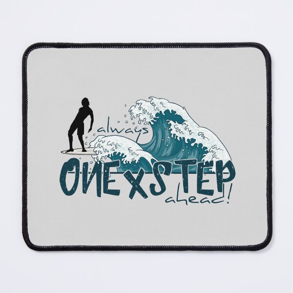 Item preview, One X Step Ahead! Japanese Wave Longboard Noseride Surfer designed and sold by Skizzenmonster.