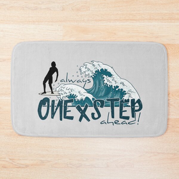 Item preview, One X Step Ahead! Japanese Wave Longboard Noseride Surfer designed and sold by Skizzenmonster.