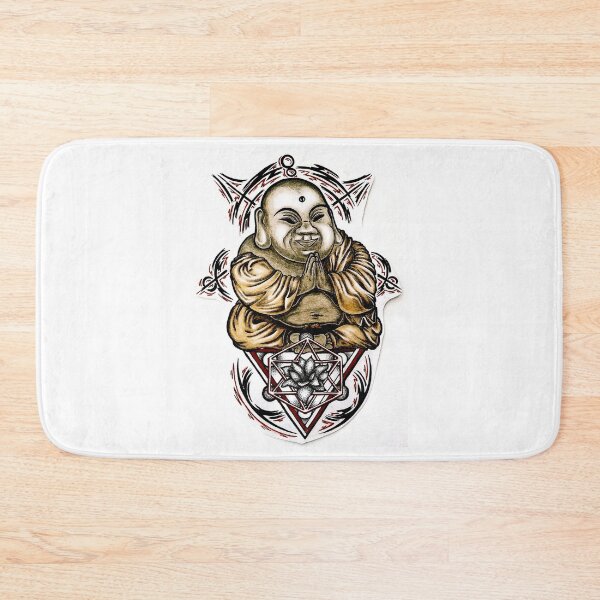 Item preview, Buddha meditation with geometric figures designed and sold by Lucky Day Shop 777.