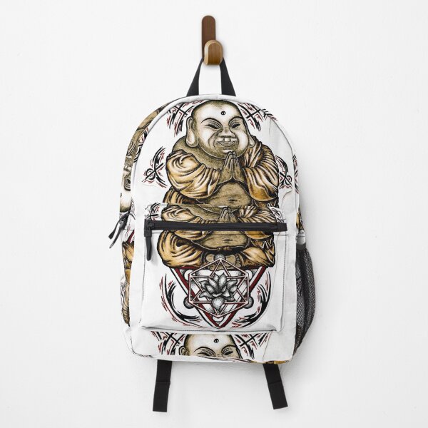 Item preview, Buddha meditation with geometric figures designed and sold by Lucky Day Shop 777.