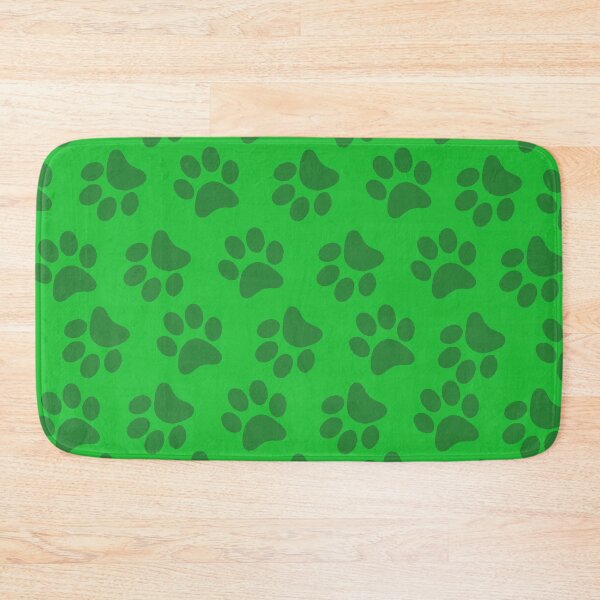 Item preview, dog footprints green designed and sold by ZiphGames.