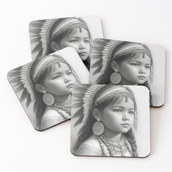 Item preview, native child portrait designed and sold by Museum Of Non-Existing Art.
