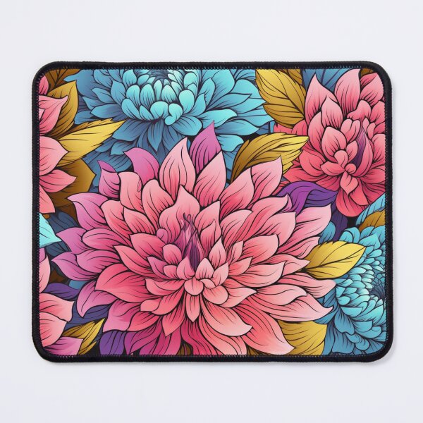 Item preview, Very pretty colurful peonies pattern  designed and sold by SmileshareShop.