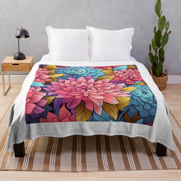 Item preview, Very pretty colurful peonies pattern designed and sold by SmileshareShop.