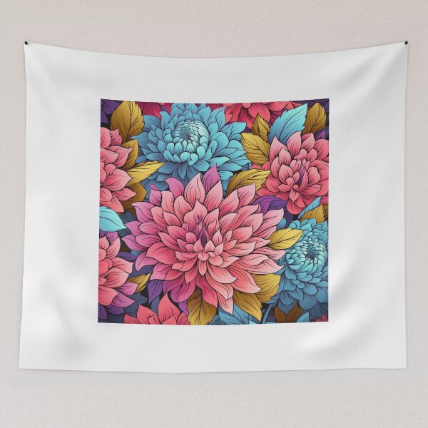 Item preview, Very pretty colurful peonies pattern  designed and sold by SmileshareShop.