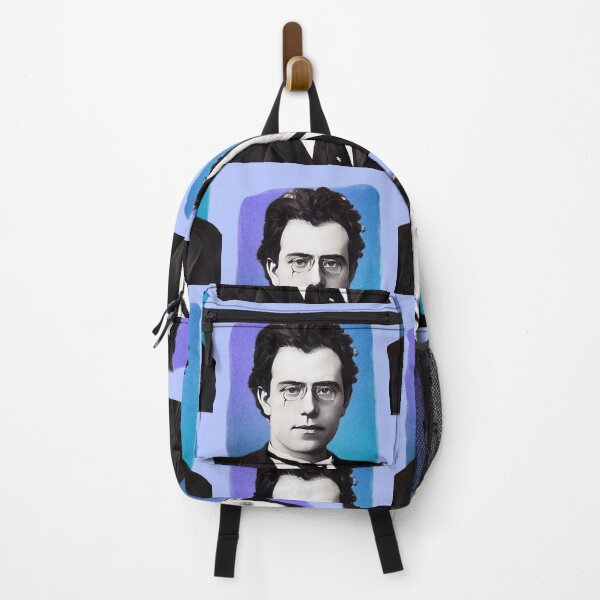 Item preview, Austrian Composer Gustav Mahler - blue - illustration designed and sold by Litstoy.