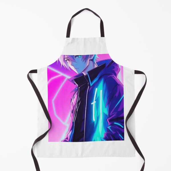 Item preview, "Neon Reverie: Innocence with Anime Boy" Premium T-Shirt Design designed and sold by AyushAIImage01.