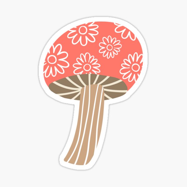 Item preview, Red round Mushroom Fungi  designed and sold by Nicola-Rowe.