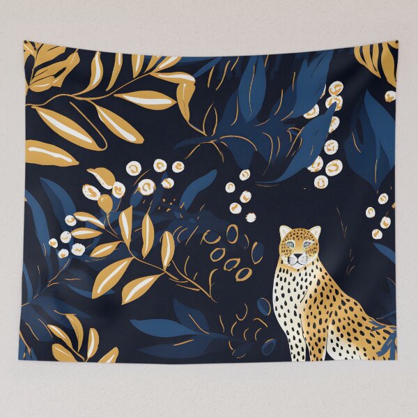 Item preview, Leopard Pattern #2 Flowery designed and sold by ARTficiallyAnon.